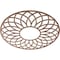 Ekena Millwork Cannes Wood Fretwork Pierced Ceiling Medallion, Walnut, 34"OD x 11 5/8"ID x 3/8"T CMWP34X34X0375CNWA - alternate 3